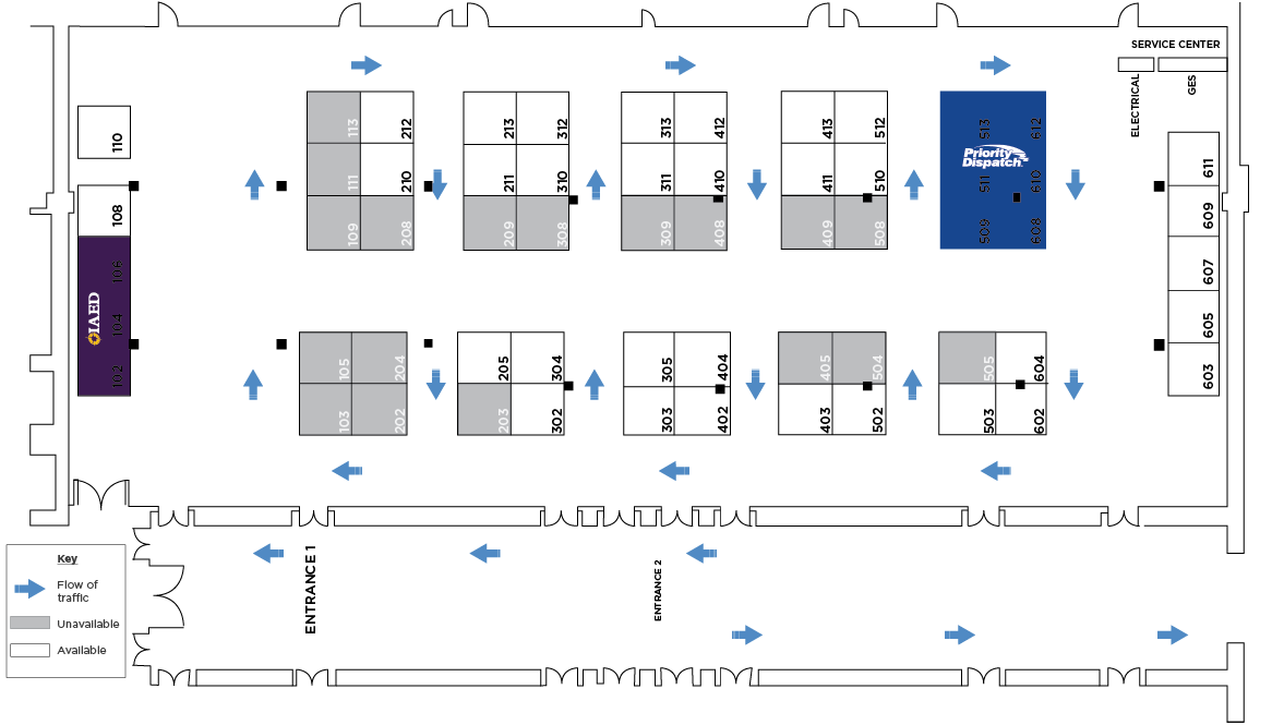 USNAV_2021_Exhibit_Hall_Map