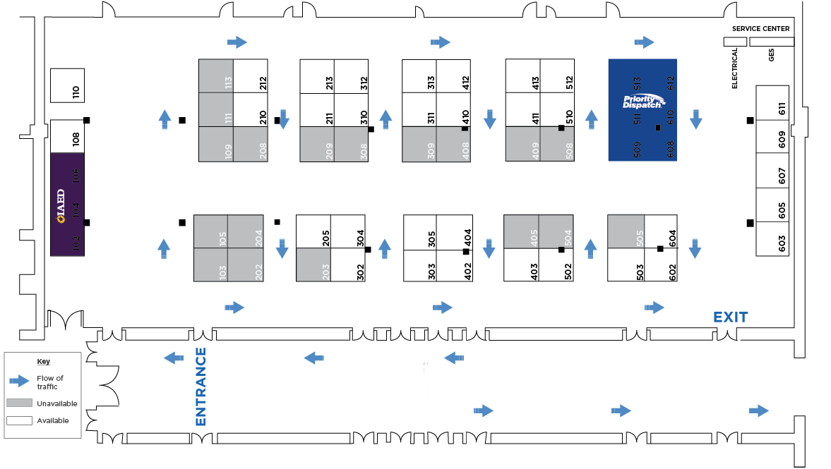 USNAV_2021_Exhibit_Hall_Map